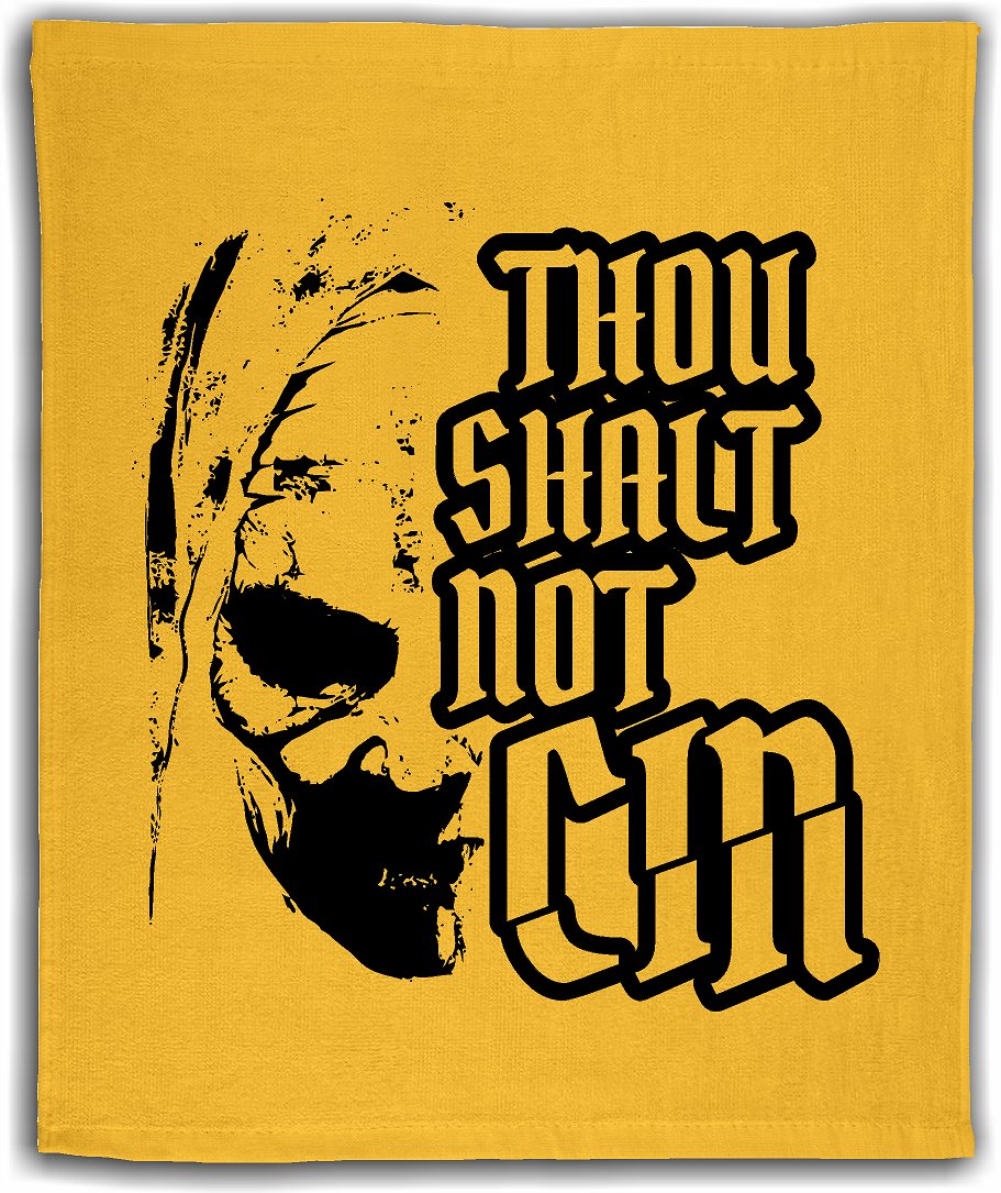 H.I.R. Thou Shalt Not CIN Rally Towel - Columbus Apparel Co