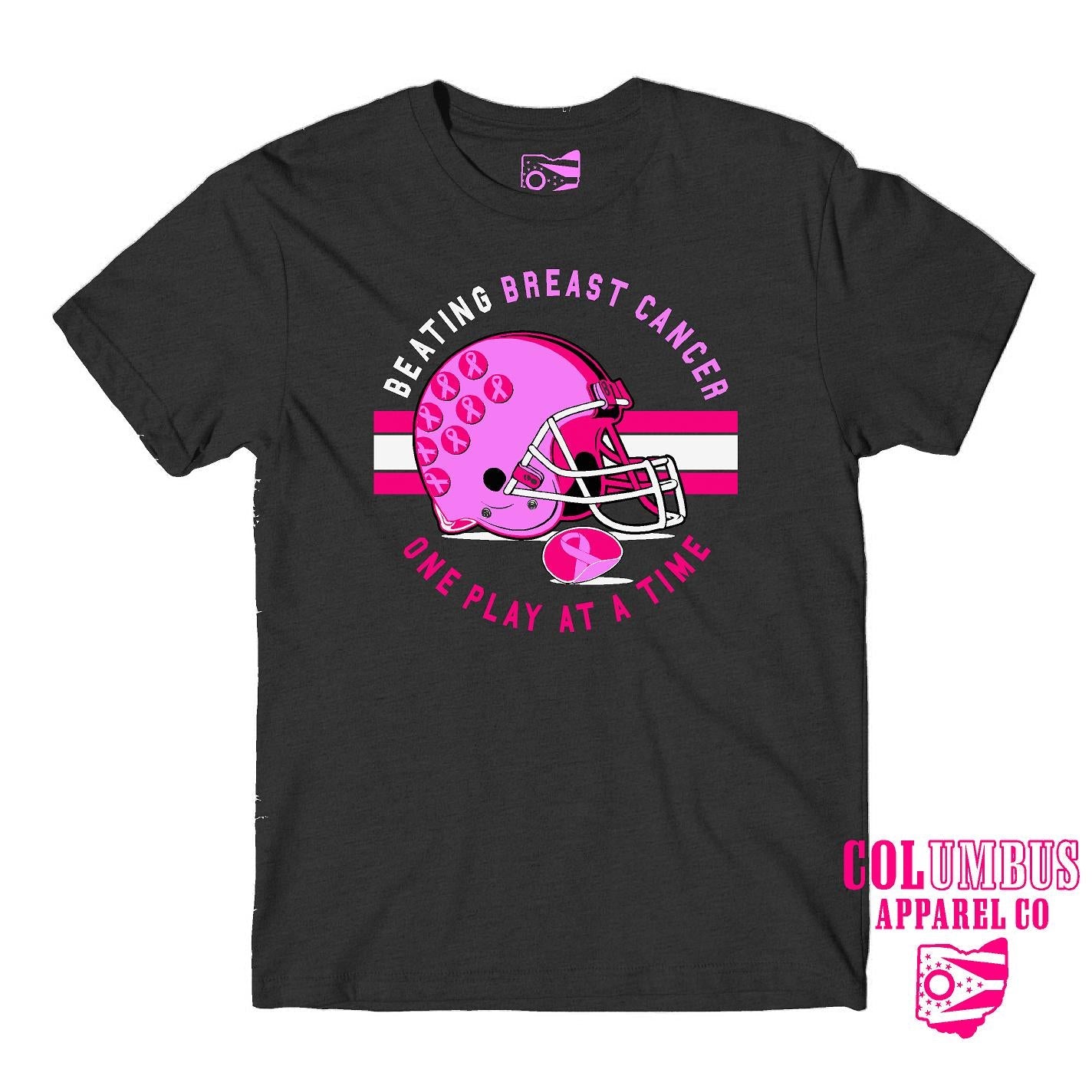 Pink Ink Helmet Sticker Unisex Super Soft T Shirt - Columbus Apparel Co