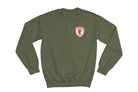 Red Horse Chess Shield Crew Neck Long Sleeve Sweatshirt - Columbus Apparel Co