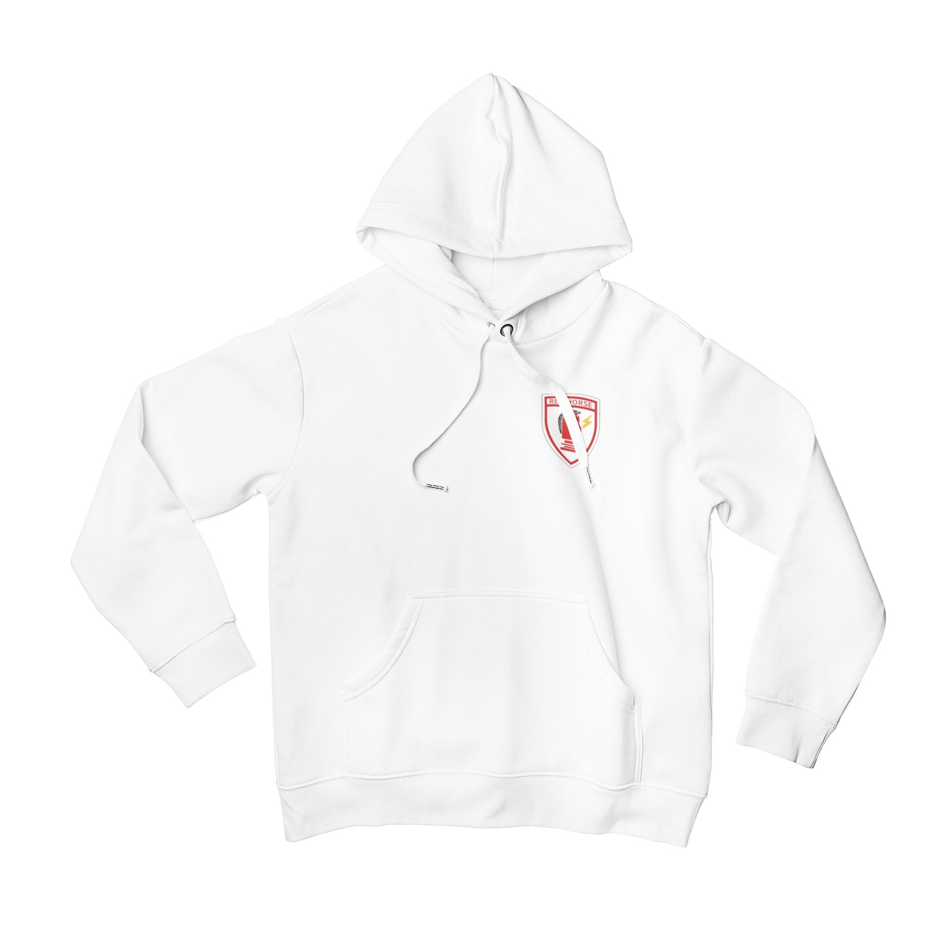 Red Horse Chess Shield Long Sleeve Hoodie - Columbus Apparel Co