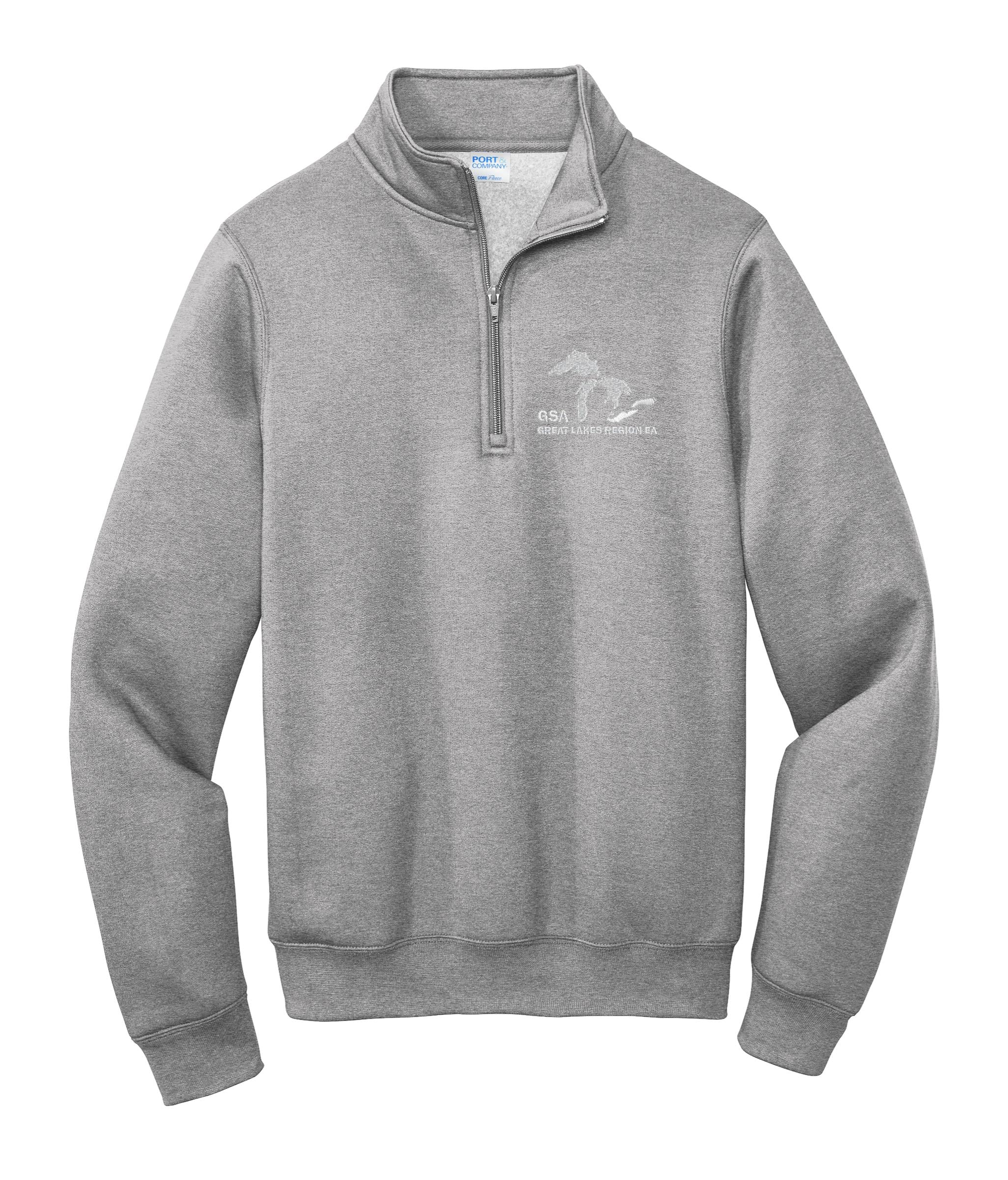 U.S. General Services Administration Embroidered Fleece 1/4 - Zip Pullover Sweatshirt - Columbus Apparel Co