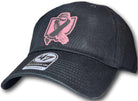 Breast Cancer Ribbon Intertwined with Ohio Pink Leatherette Patch '47 Clean Up Cap - Columbus Apparel Co