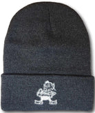 Cleveland Football Brownie Leatherette Patch Beanie - Columbus Apparel Co