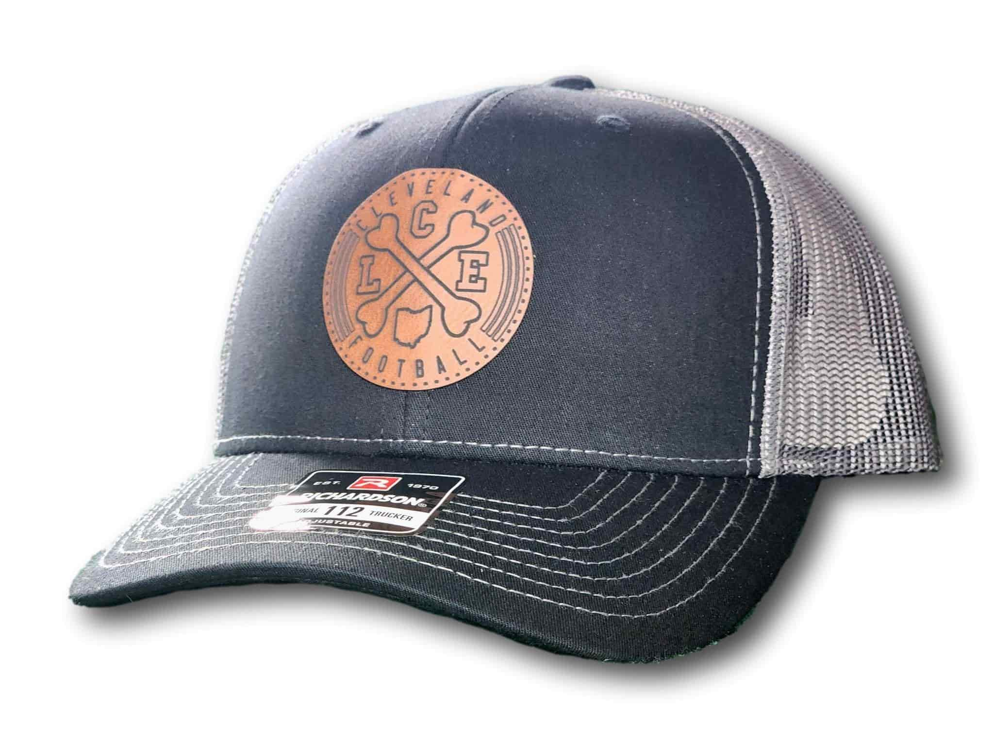 Football Patch Trucker Hat White/Black