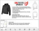 Columbus Soccer Crest Distressed Print Super Soft Hoodie - Columbus Apparel Co