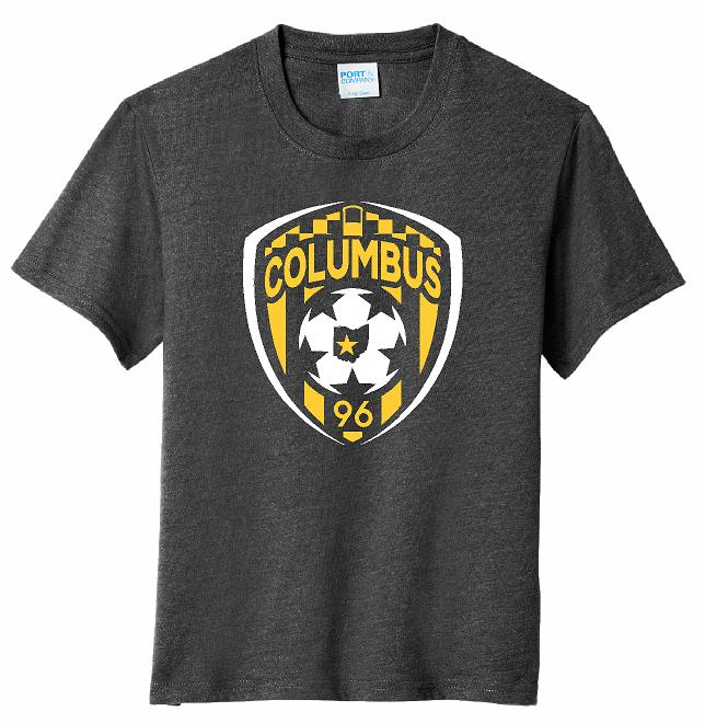 Columbus Soccer Crest Unisex Super Soft Youth T Shirt - Columbus Apparel Co