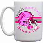 Pink Ink Helmet Sticker 15 oz. Coffee Mug - Columbus Apparel Co